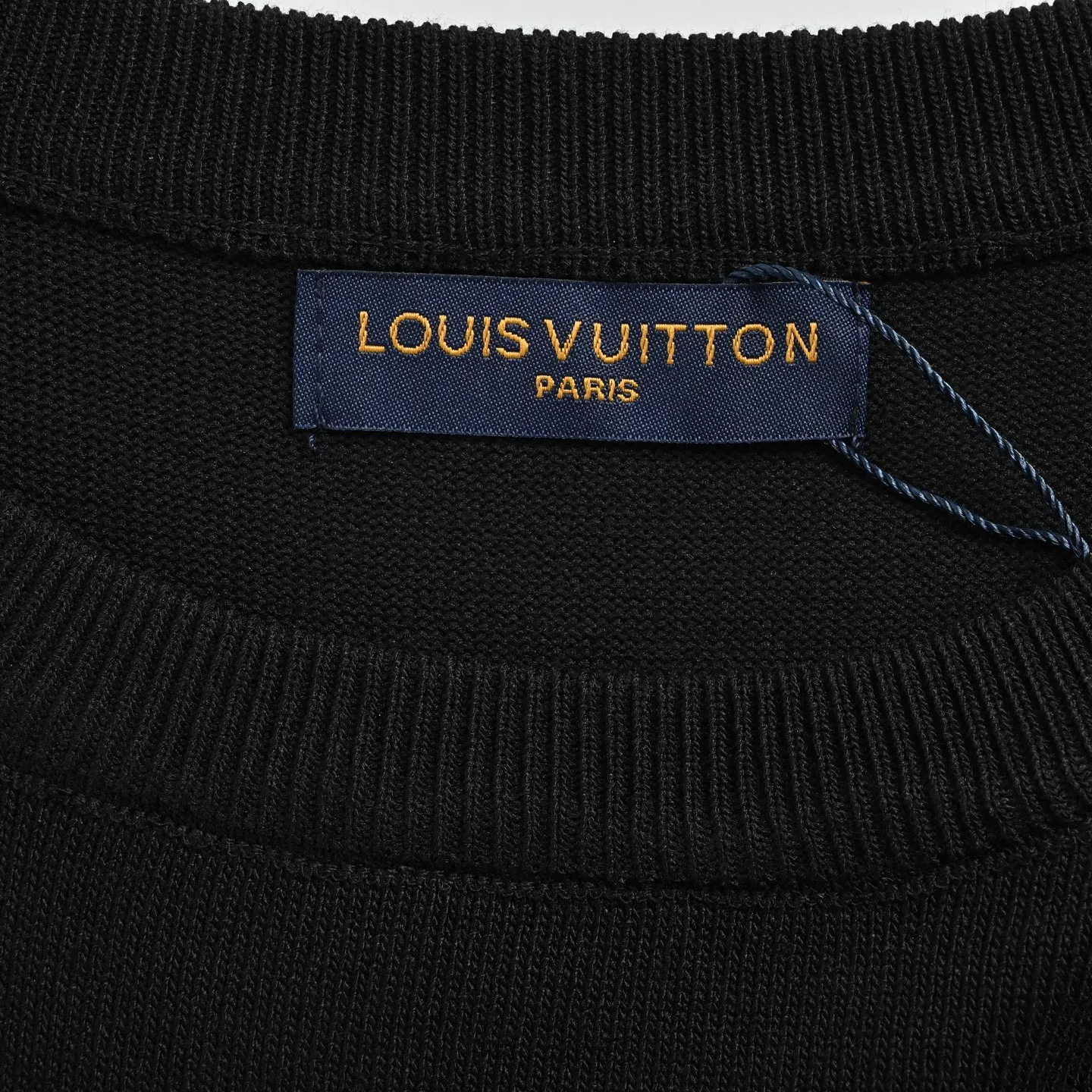 Louis Vuitton/Louis Vuitton letter ghost jacquard knitted short sleeves